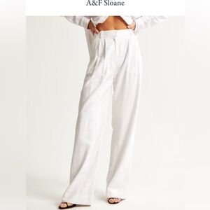 Linen white Abercrombie pants